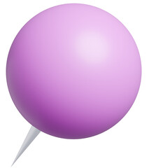 3D背景素材_画鋲_紫