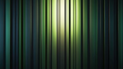 Fototapeta premium Green and black metallic stripes abstract background, a modern design. Use as a background, for design, and for text overlay.
