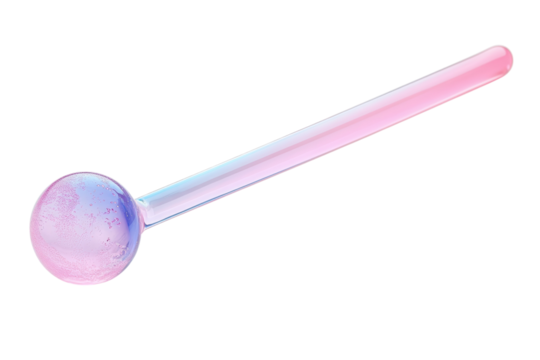 Iridescent glass dab tool