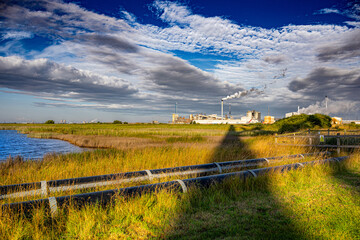 Teesmouth International Nature Reserve Hartlepool sunrise