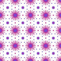 Star party floral pattern