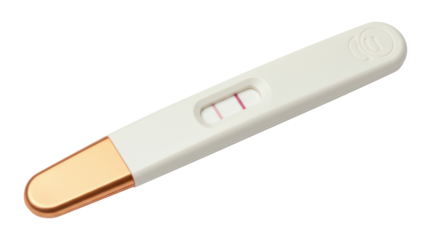 Isolated Pregnancy Test with Positive Result