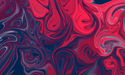 Abstract Fluid Marble Texture in Pink and Navy Blue