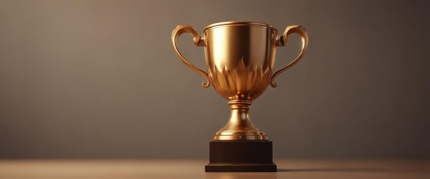 Abstract bronze trophy vector, golden cup highlight ,  graphic,  success