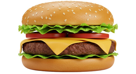 Isolated Hamburger