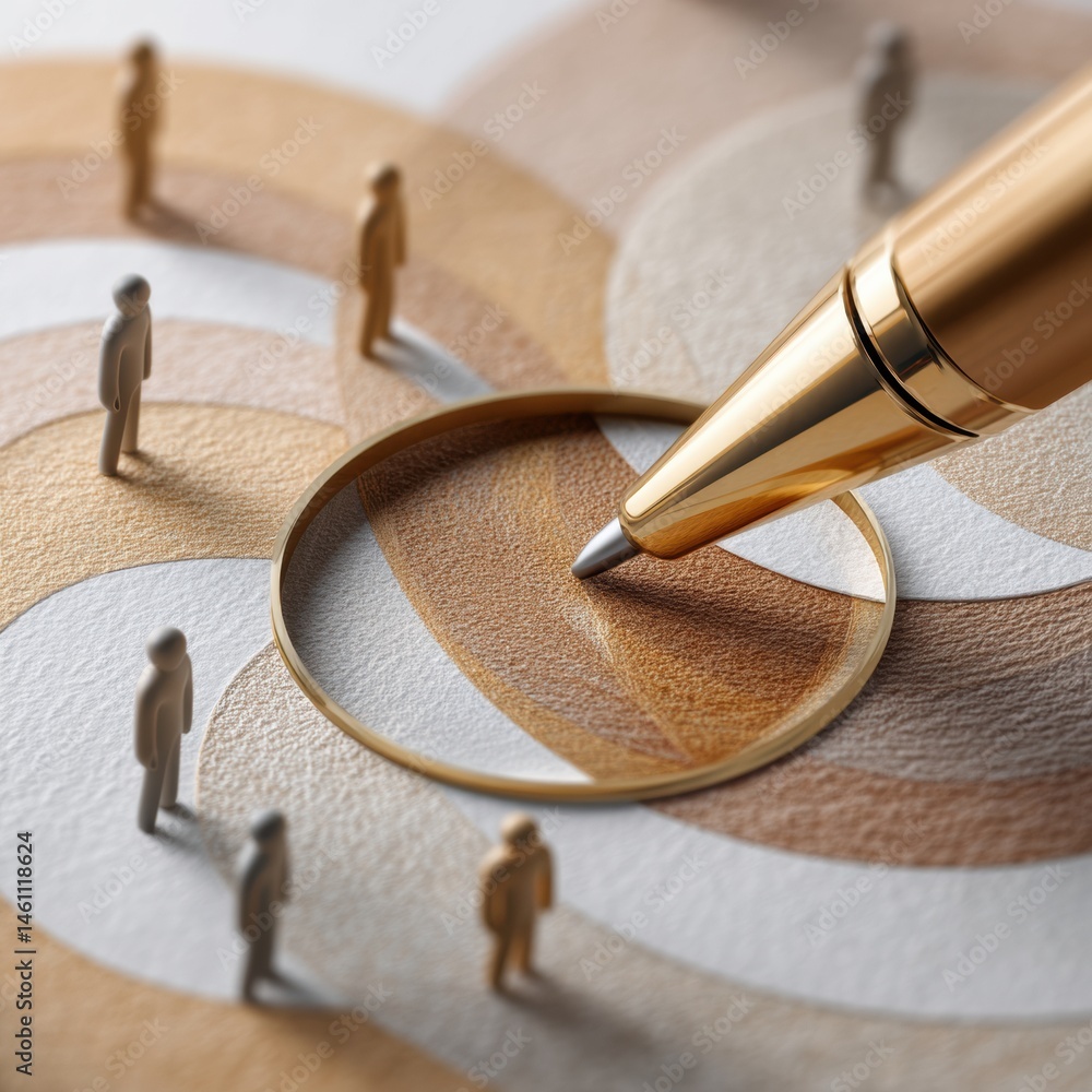 Poster Precision Targeting Strategic Market Segmentation through Minimalist Data Visualization - Empowering Business Intelligence with Innovative Demographic Analysis