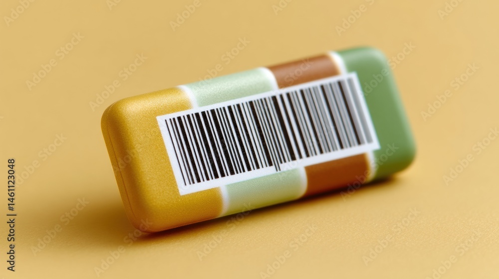 Poster minimalist barcode tracking sleek product identification solution for digital commerce, supply chain