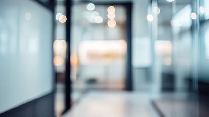 Business meeting scene modern office space blurred background professional environment creative concept  