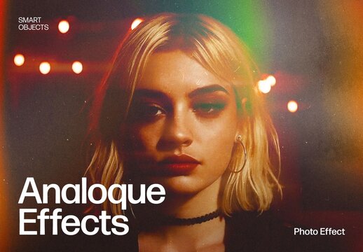 Analogue Photo Effect Template