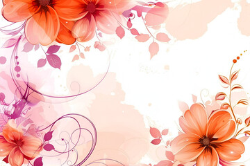 Naklejka premium Bright scenic view of beautiful flowers in a vibrant yellow field with mountains in the background