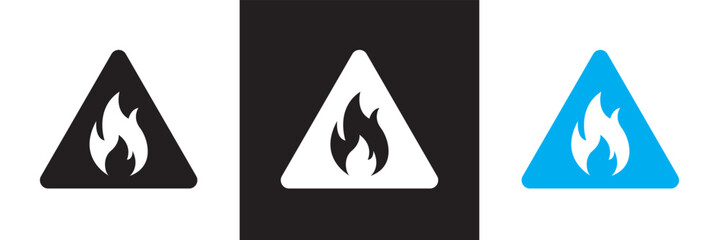 Hazard and Dangerous icon.  Warning, risk, traumatic, life threatening, toxic, etc. Vector for websites, mobile interfaces, presentations, banner, visual branding etc. Vector illustration. EPS 10