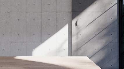 empty interior room shadow wall space background mock up architecture sunlight.