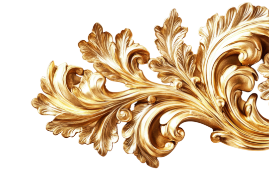 Ornate Gold Leaf Design (1)
