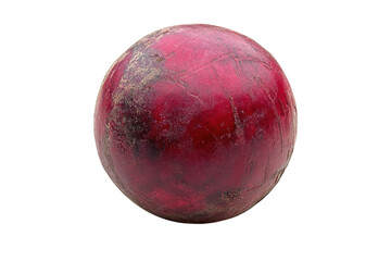 Obraz premium A single red beet on black