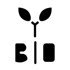 bio glyph icon
