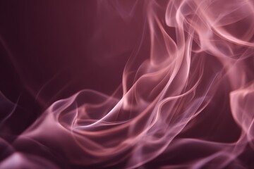 Obraz premium Abstract patterns of smoke in deep burgundy tones.