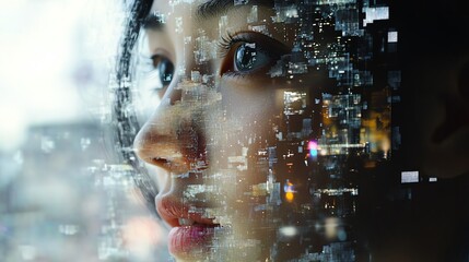 A vibrant scene showcasing a tablet displaying a dynamic realtime AI art generator, blending creativity and technology seamlessly.