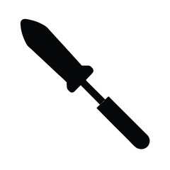 chisel black silhouette 