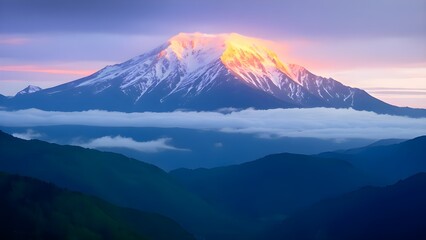 Fototapeta premium mountain landscape in the morning