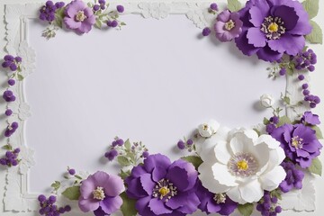 purple and white color paper