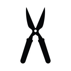 garden shears black silhouette 