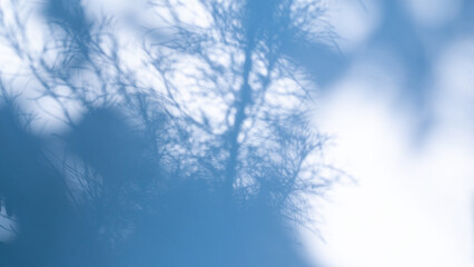 Wall shadow summer blue indigo background light blue gradient abstract floor blur cement pastel...