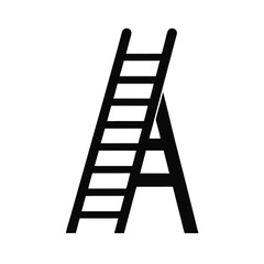 ladder black silhouette