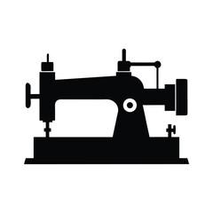lathe machine black silhouette