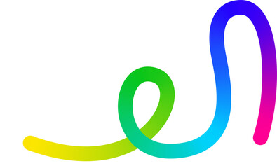 Obraz premium abstract gradient swirl design element