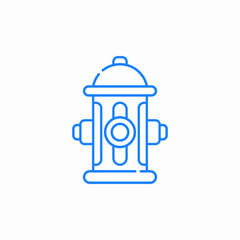fire hydrant icon sign vector