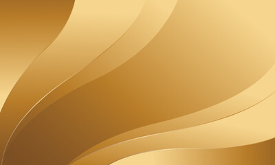 Elegant gold luxury wave background. Abstract wallpaper design. Suitable for Invitations, awards, sales, events, templates, banners, cards, covers, websites, pages and more