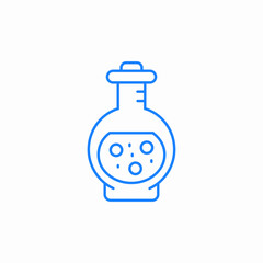 glass tube icon sign vector