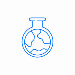 global science icon sign vector