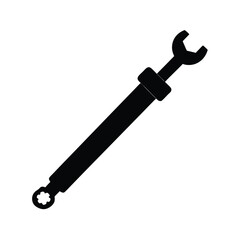 torque wrench black silhouette 