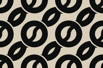 vector seamless pattern with circles