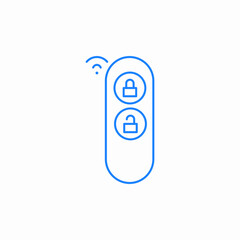 remote control icon sign vector