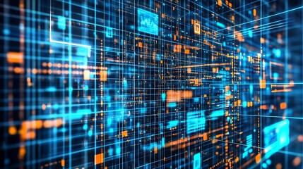 Abstract digital network (50)