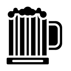 Beer mug Solid Icon