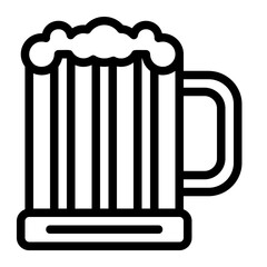 Beer mug Line Icon