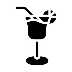Cocktail glass Solid Icon