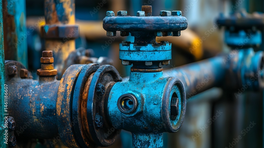 Poster components and sensors driving valve automation