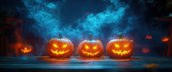 Spooky Halloween Pumpkins