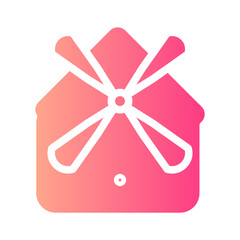 windmill gradient icon
