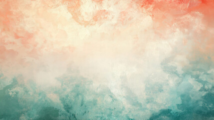 A vibrant abstract design showcases a smooth blend of orange, pink, and teal colors