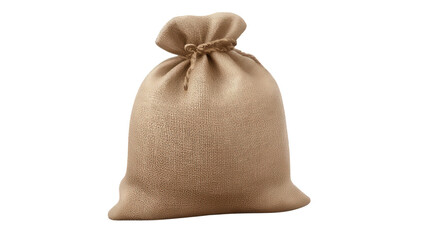 Realistic Burlap Sack for Sack Race Transparent Background