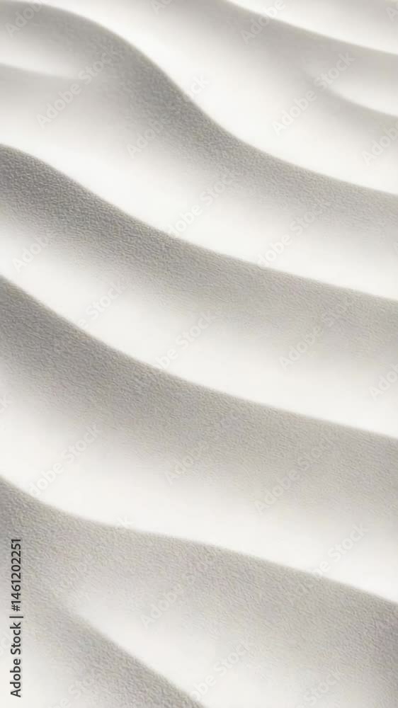 Aufkleber Windswept sand forms gentle, undulating waves, creating a mesmerizing pattern of light and shadow across the pristine surface, ideal for backgrounds and nature inspired designs