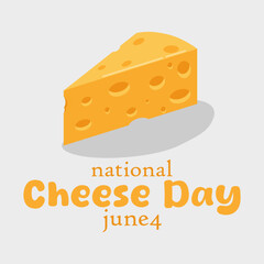 vector graphic of National Cheese Day, ideal for National Cheese Day celebration.