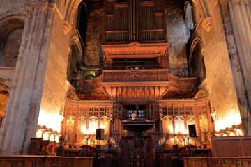St Bartholomew the Great Church, founded in 1123 in London, United Kingdom