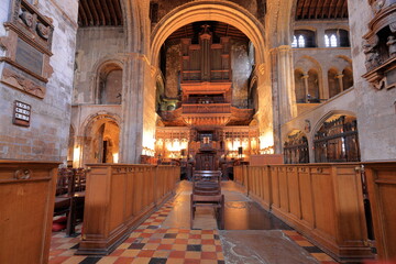 St Bartholomew the Great Church, founded in 1123 in London, United Kingdom