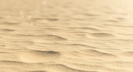 Shimmering sands create captivating dunes